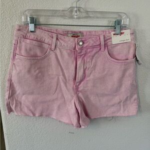 BNWT Wrangler pink wash shorts size 8